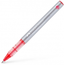 Ручка-роллер Faber-Castell Free Ink колір чорнила червоний, 0,5 мм, одноразова