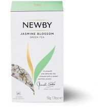 Чай зелений пакетований Newby  Jasmine Blossom  25шт х 2г