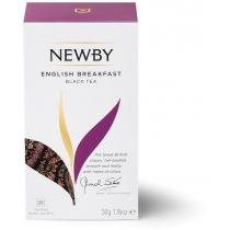 Чай чорний пакетований Newby English Breakfast  25шт х 2г