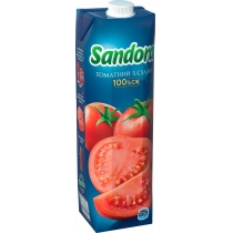 Сік Sandora томатний з сіллю пікантний 0,95л