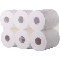 Рушник паперовий Eco Point  2-шар білі 6 рулонів по 150 м. центральна витяжка