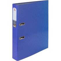Папка-реєстратор A4 Optima 50мм з друкованою обкладинкою, синьо-фіолетова