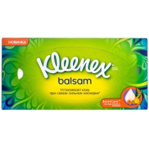 Серветки  Kleenex Balsam Tissue тришарові в коробці 72 шт