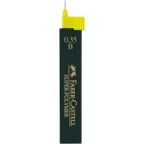 ?Грифель для механического карандаша Faber-Castell Super-Polymer В (0,3 / 0.35 мм), 12 штук в пеналl
