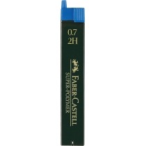 Грифель для механічного олівця Faber-Castell Super-Polymer 2Н (0,7 мм), 12 штук в пеналі