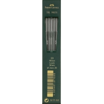 Графітний грифель для цангових олівців Faber-Castell ТК 9071 твердий. 2B (2.0 мм), 10 шт. в пеналі