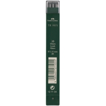 Графітний грифель для цангових олівців Faber-Castell ТК 9071 твердий. 4B (3.15 мм), 10 шт. в пеналі