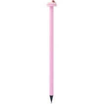 Олівець чорнографітний HB із фігуркою "Тістечко", світло-рожеве покриття