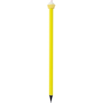 Олівець чорнографітний HB із фігуркою "Тістечко", жовте покриття