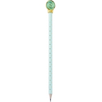 Олівець чорнографітний HB із фігуркою "Цукерка", зелене покриття