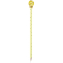 Олівець чорнографітний HB із фігуркою "Цукерка", жовте покриття