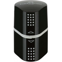 Чинка Faber-Castell TRIO Grip 2001 року на 3 отвори з контейнерами чорна