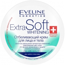 Крем для обличчя і тіла Eveline Cosmetics відбілюючий extra soft, 200мл