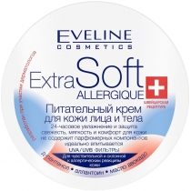 Крем для обличчя і тіла Eveline Cosmetics живильний extra soft для чутлив шкіри, 200мл