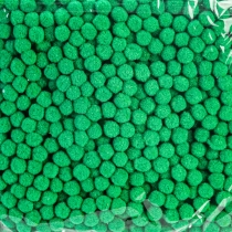 Набір для декорування "Помпони", діаметр 15 мм, 1000 шт., зелений