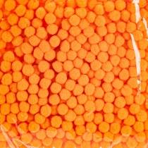 Набір для декорування "Помпони", діаметр 15 мм, 1000 шт., помаранчевий