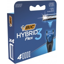 Змінні картриджи для гоління Flex 3 Hybrid 4шт.