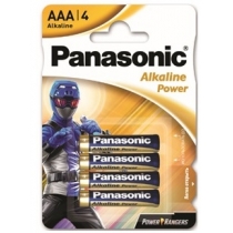 Батарейка PANASONIC LR03 Alkaline Power Rangers 1х4 шт