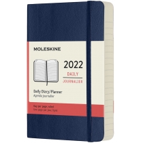 Щоденник Moleskine 2022 9 х 14 см / Сапфір М’який