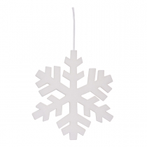 Сніжинка декоративна Novogod'ko, 30 cм, біла, поліестер