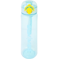 Пляшка для води Optima Straw, 500 мл, світло-синя