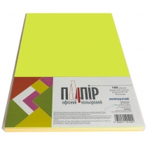 Папір IQ Color А4, 80г/м2, Mini асорті, неон 4 кольорів, 100арк