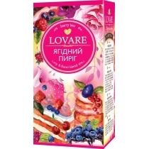 Суміш плодово-ягідного та квіткового чаю Lovare Ягідний пиріг пакетований 24 х 1.5 г