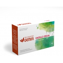 Чай пакетований зелений Gemini Tea Collection Grand Pack "Смарагдова мрія" 4г х 20шт.
