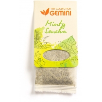 Чай пакетований чорний Gemini Tea Collection Minty Sencha 15шт.