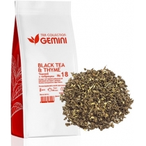 Чай листовий чорний з чебрецем Gemini 100г