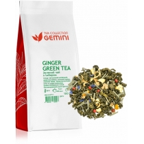 Чай листовий зелений Gemini «Зелений з імбирем» 100г