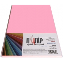 Папір кольоровий IQ Color Neon Pink, неонових тонів А4 80г/м2, 100арк.