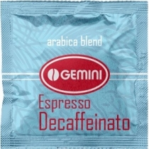 Кава мелена в чалдах Gemini Espresso Decaffeinato 7г х 100шт.