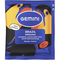 Кава мелена в дріп-пакетах Gemini Brazil Mogiana 20шт.