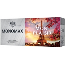 Чай пакетований чорний з ароматом тропічних фруктів MONOMAX "MON PLAISIR" 1,5г х 25шт