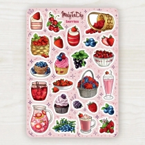 Стікер-лист з наклейками "MriyTaDiy, модель "Berries"