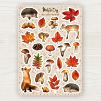 Стікер-лист з наклейками "MriyTaDiy, модель "Autumn  Forest"