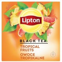 Чай пакетований чорний Lipton "Tropical fruit" 20 пакетиків