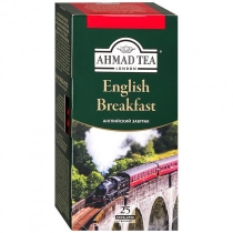 Чай чорний пакетований AHMAD Tea "Англійський до сніданку" 25шт х 2г