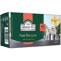 Чай чорний пакетований AHMAD Tea London 40шт х 2г