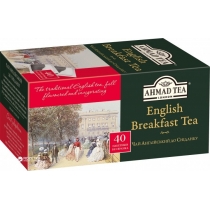 Чай чорний пакетований AHMAD Tea "Англійський до сніданку" 40шт х 2г