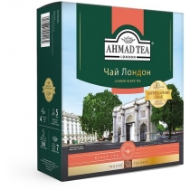 Чай чорний пакетований AHMAD Tea "London" 100шт х 2г