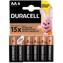 Батарейка DURACELL LR06/AA MN1500 6 шт. в упаковці