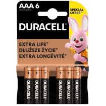 Батарейка DURACELL LR03/AAA MN2400 6 шт. в упаковці