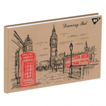 Альбом для малювання А4 "London", 30 арк., склейка, білила  крафт, YES