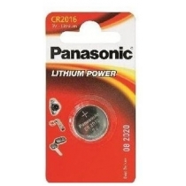 Батарейка PANASONIC CR-2016 Lithium, 3V, 1x1 шт