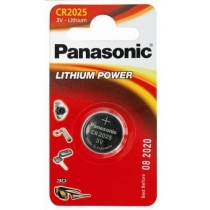 Батарейка PANASONIC CR-2025 Lithium, 3V, 1x1 шт
