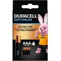 Батарейка DURACELL LR03 KPD Optimum 4шт. в упаковці