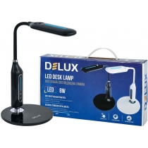 Лампа настільна світдодіодна DELUX TF-510 8 Вт LED 3000K-4000K-6000K чорний