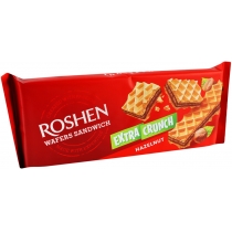 Вафлі Roshen Wafers Sandwich Crunch горіх ККФ 142г /15шт